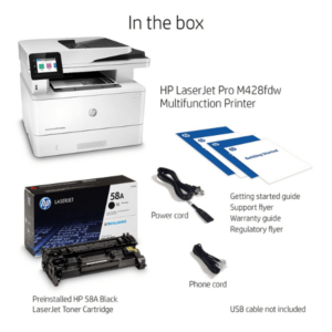 HP Laserjet Pro Multifunction M428fdw Wireless Laser Printer